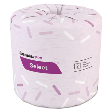 Cascades PRO Select Standard Bath Tissue, 2-ply, White, 4 X 3.19, 500-roll, 96-carton freeshipping - TVN Wholesale